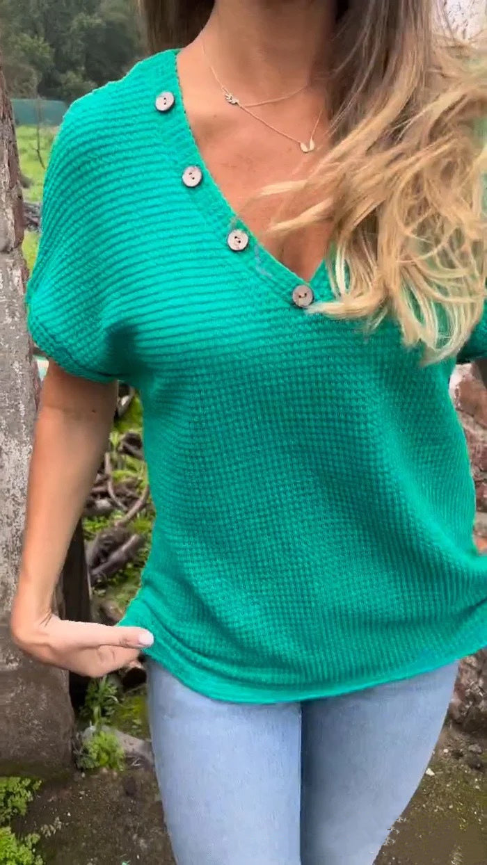 Women's Polyester Elegant Style Short Sleeve